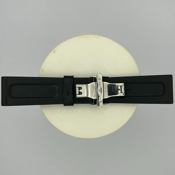 OEM Rubber Panerai PAM423 Strap for Deployment Buckle 24mm Stainless Buckle - Picture 4 of 6